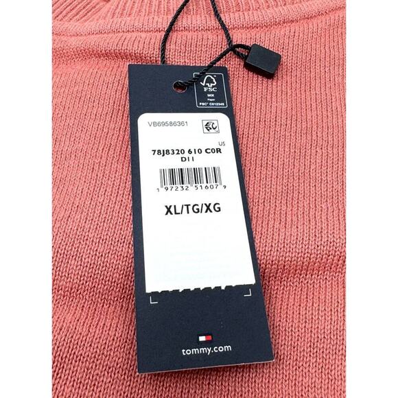 Tommy Hilfiger Men's Signature Solid Crewneck Pullover Sweater, Size XL - Picture 6 of 8